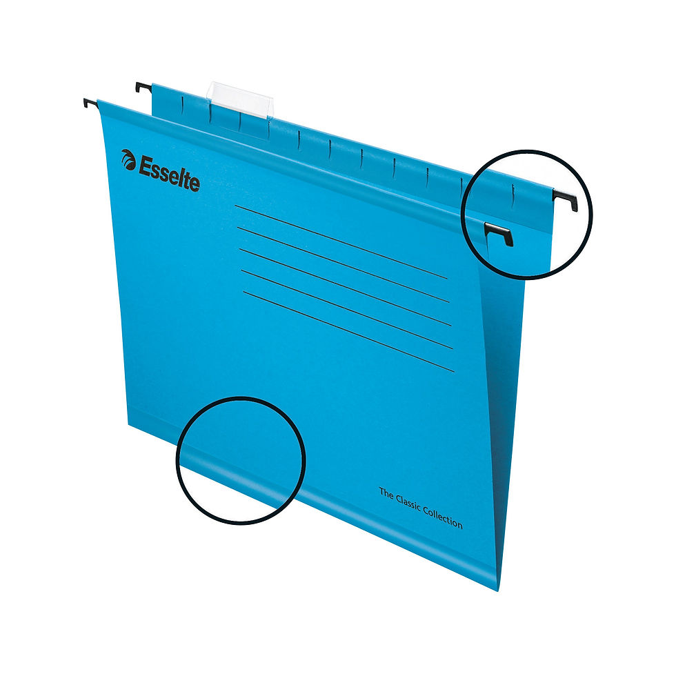 Thumbnail: Esselte Classic A4 Blue Suspension File (Pack of 25) 90311