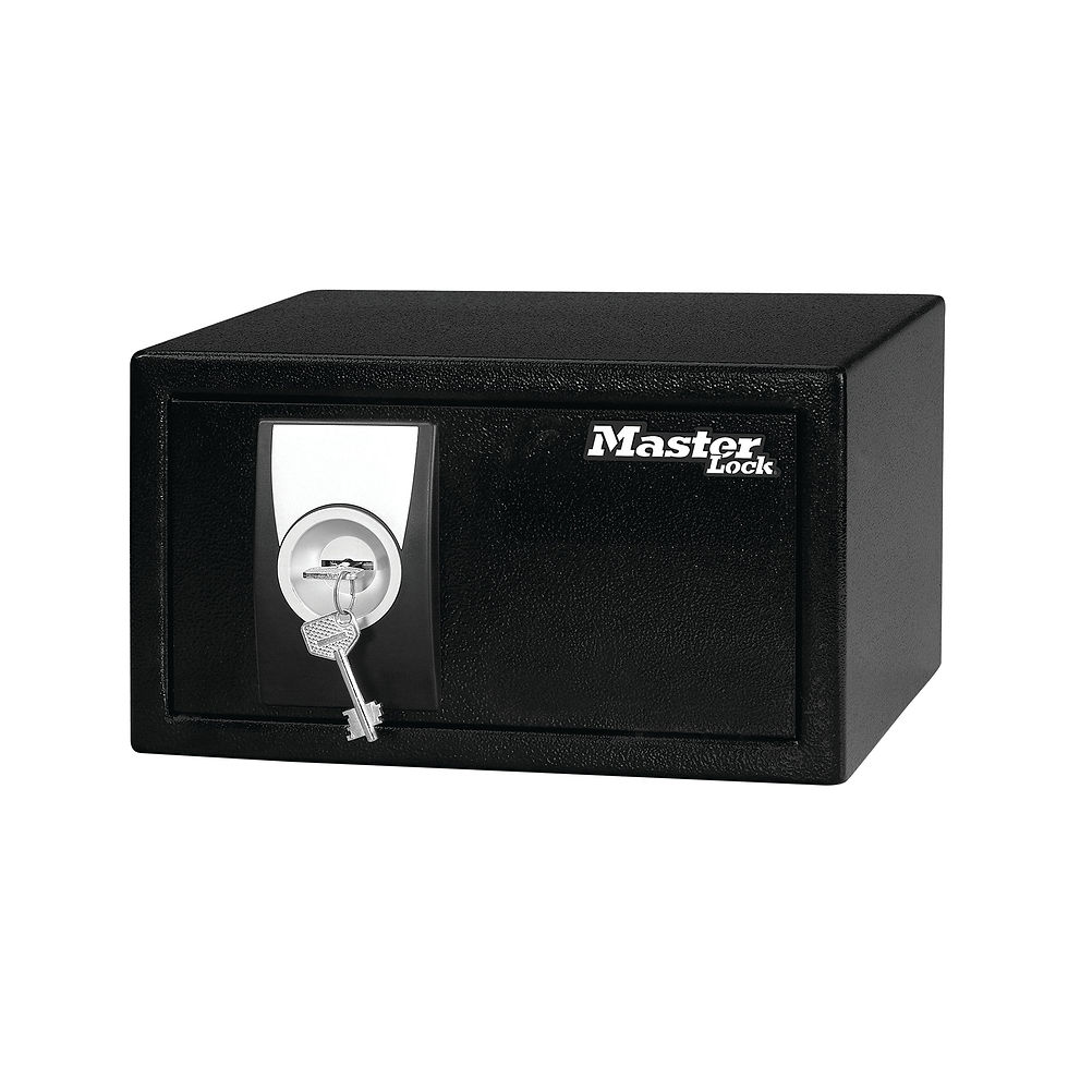 Thumbnail: Master Lock Security Safe Key Lock Black X031ML