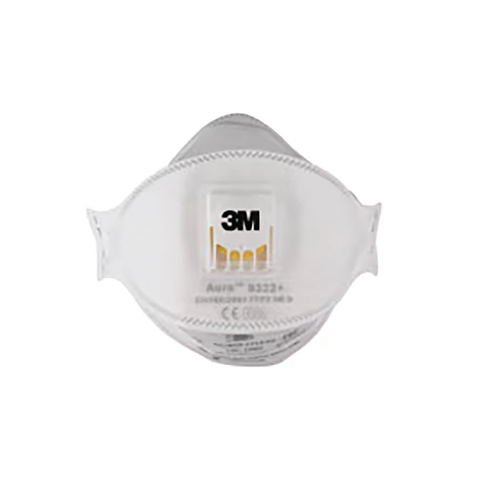 Thumbnail: 3M Aura Comfort Cool Flow Particulate Respirator FFP2 Valved x10 (Pack of 12) 93