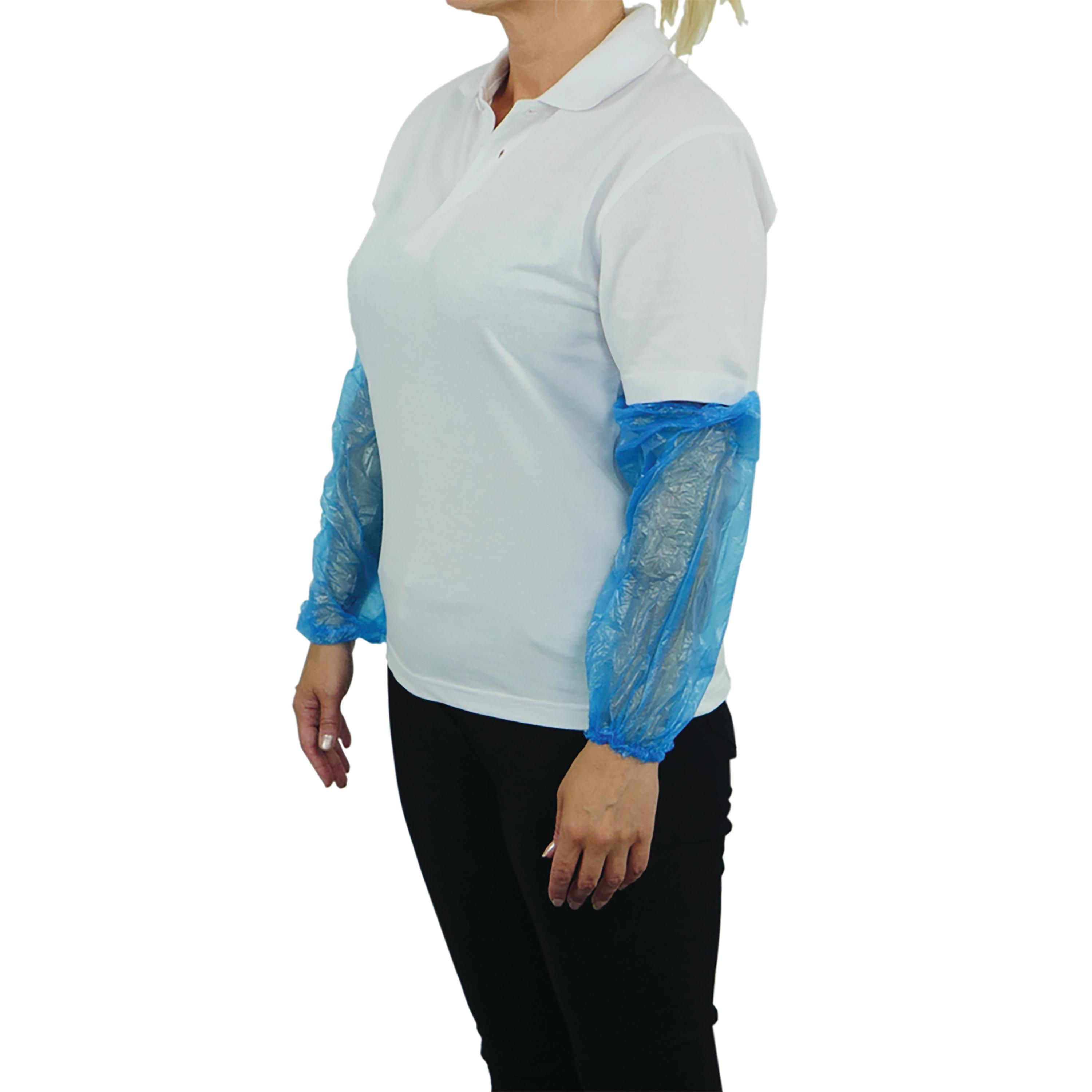 Shield Polythene Oversleeves One Size Blue (Pack of 100) DA01M-B