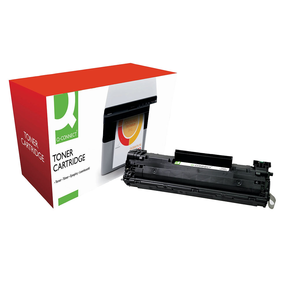 Thumbnail: Q-Connect Compatible Toner Cartridge Black For HP CB436A CB436A-COMP