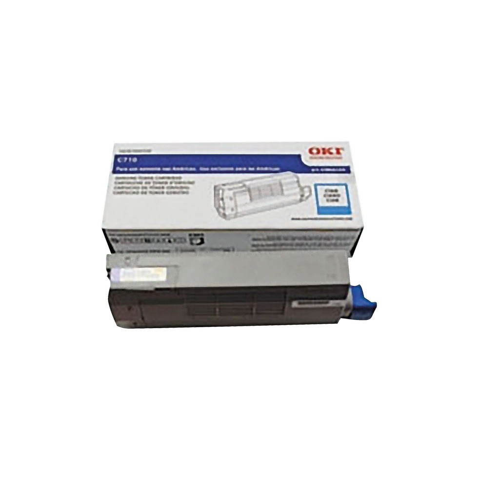 Thumbnail: Oki C711 11.5K Toner Cartridge Cyan 44318607