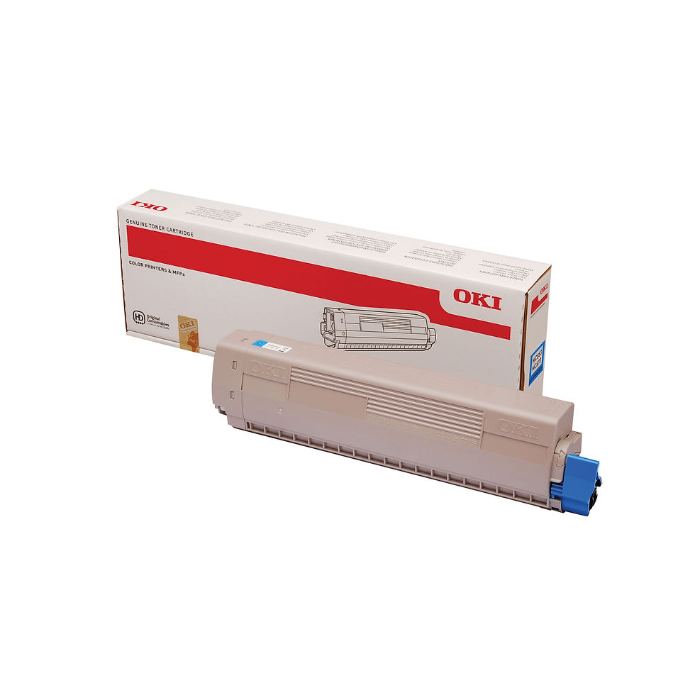 Thumbnail: Oki MC853 7.3K Toner Cartridge Cyan 45862839