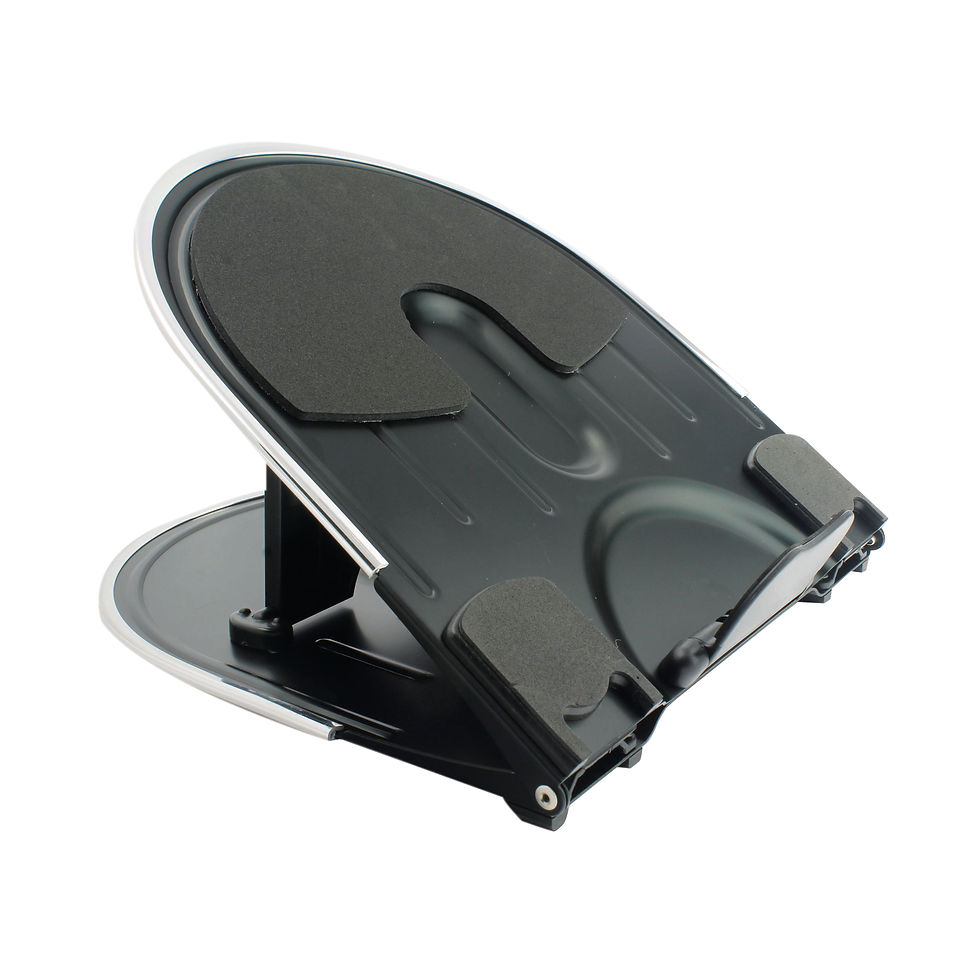 Thumbnail: Q-Connect Aluminium Laptop Stand Black/Silver KF20077