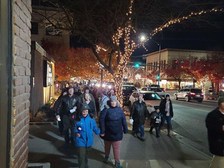 Caroling in Coeur d'Alene