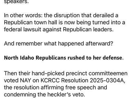 Town Hall Disruption Update