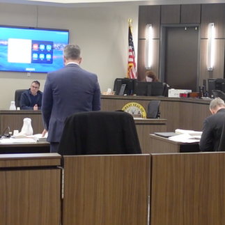 Ben Stallings giving testimony. 