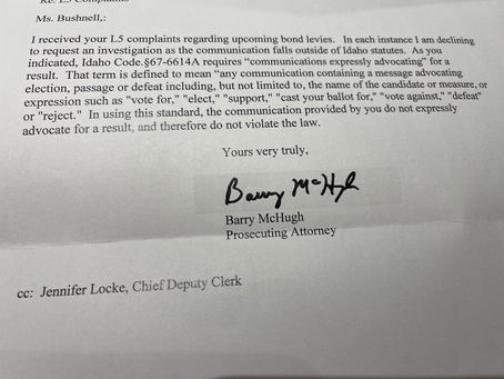 Election Complaint Update