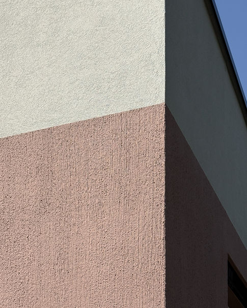 Fassadendetail Wohnhaus Rietgrabenstrasse in Opfikon ZH
