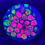 Thumbnail: Frontside Large Blue and Pink Cell Roadrunner under blacklight