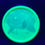 Thumbnail: Backside Green Turtle with Red Goggles Trail under blacklight