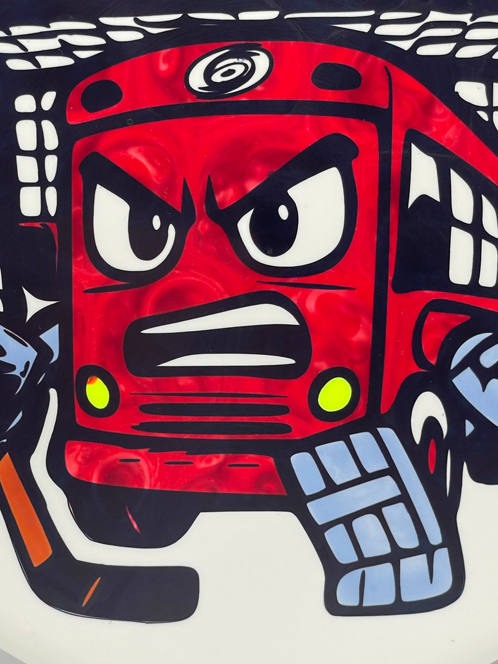 Thumbnail: Close-Up Frontside Bussi Goalie in Net Zone