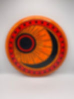 Frontside Red and Orange Dotted Sun and Moon Envy