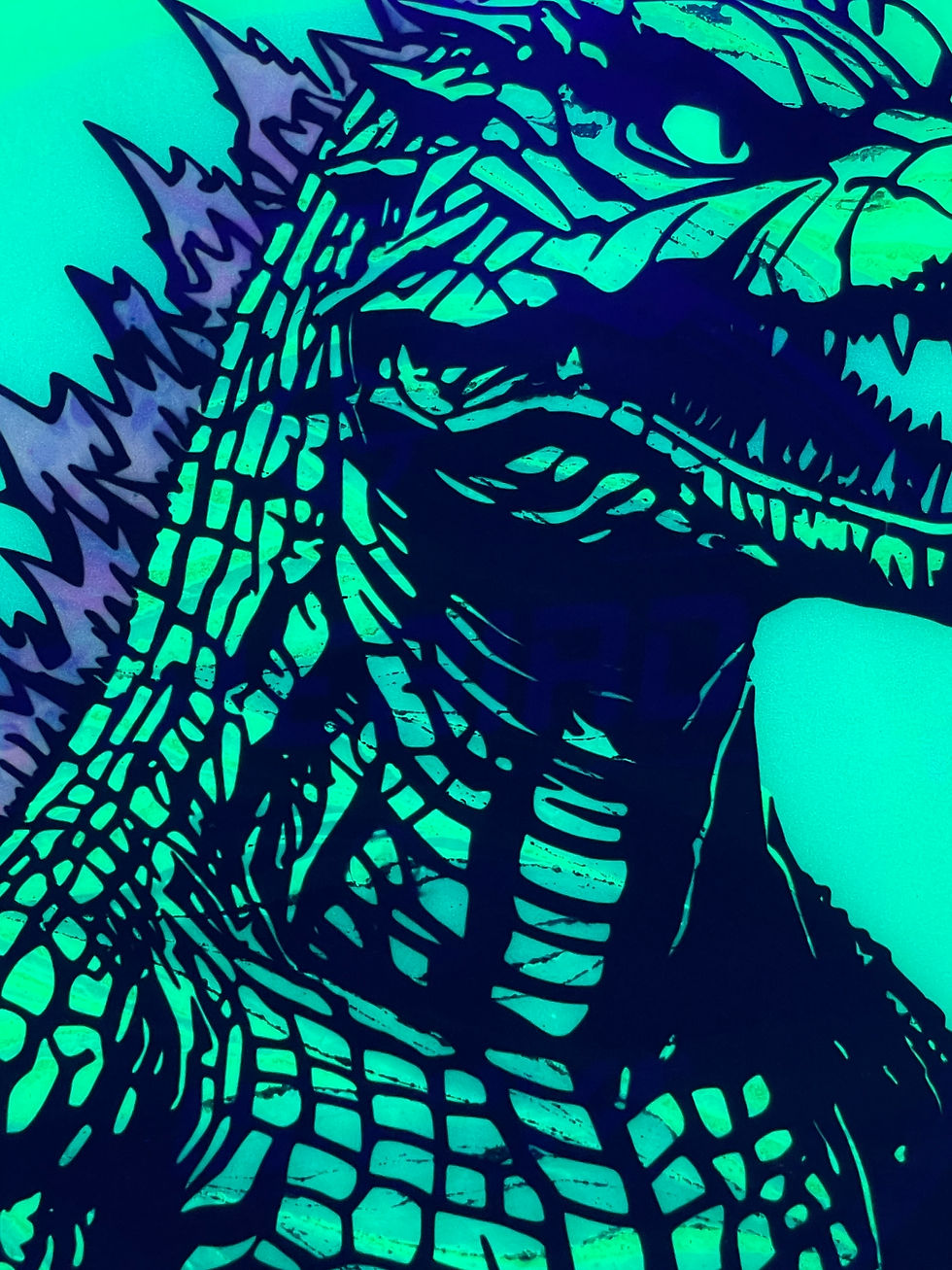 Thumbnail: Green and Purple Godzilla Firebird