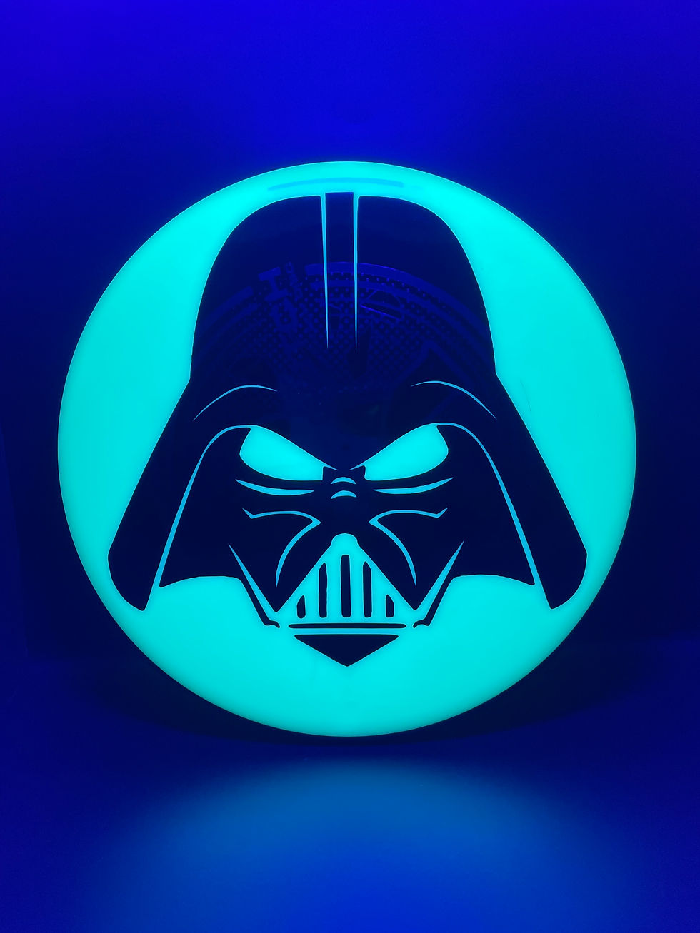 Frontside Darth Vader Glitch under blacklight