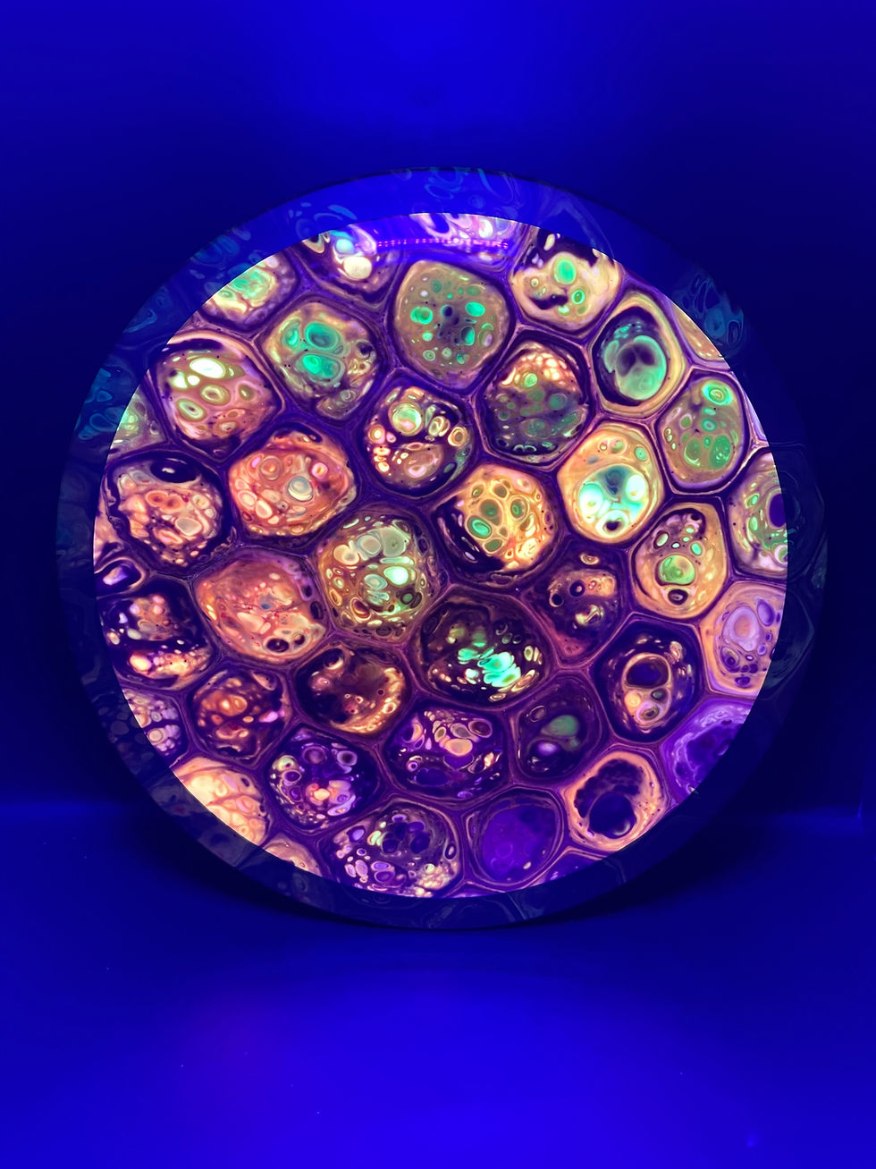 Thumbnail: Frontside Fiery Lava Cell Phase under blacklight