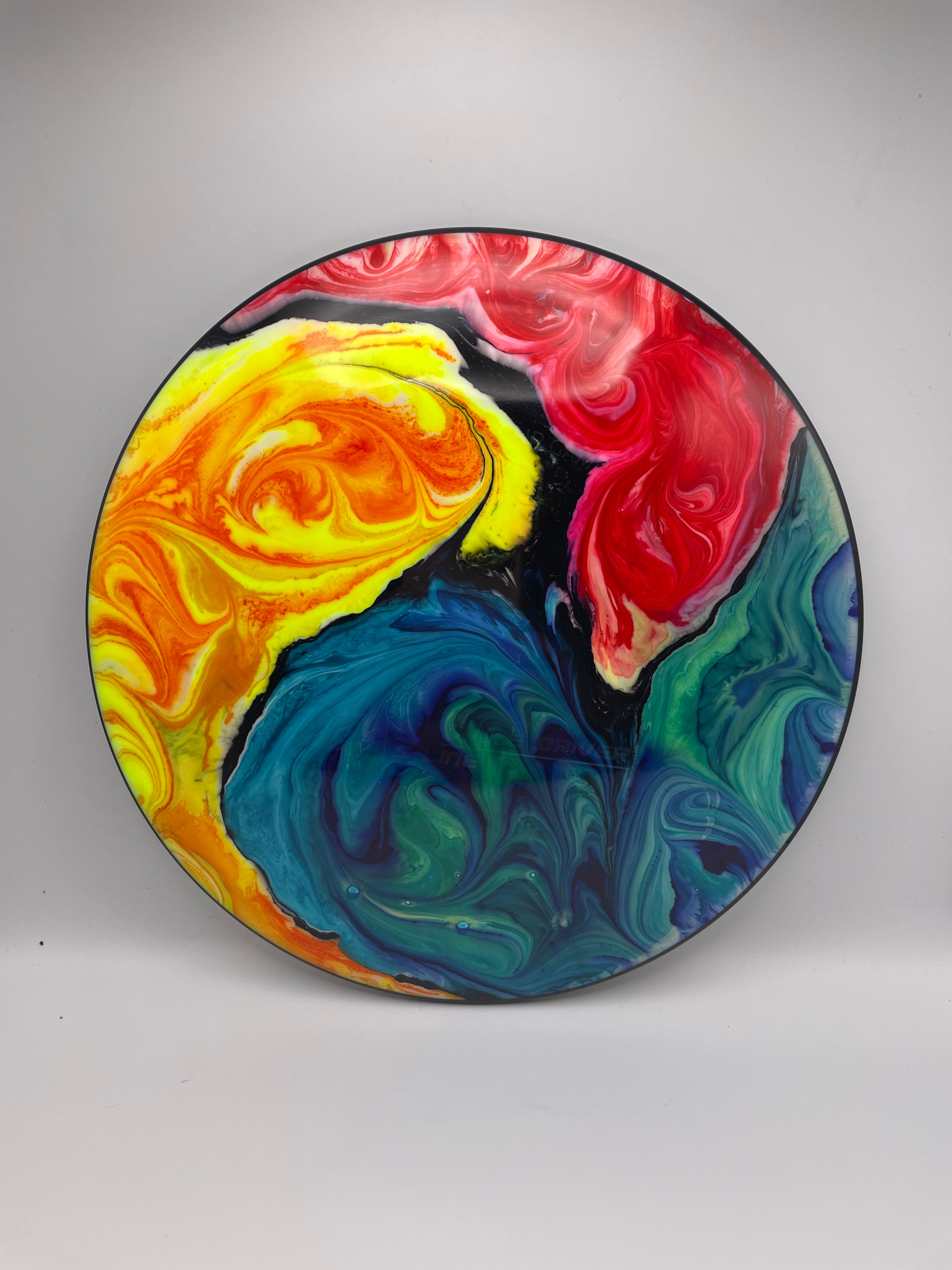 Yellow, Red and Blue Spiral DD