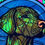 Thumbnail: Close-Up Frontside Stained Glass Labrador Tempo under blacklight