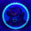 Thumbnail: Frontside Purple and Red Samurai Warrior Buzzz Saw under blacklight