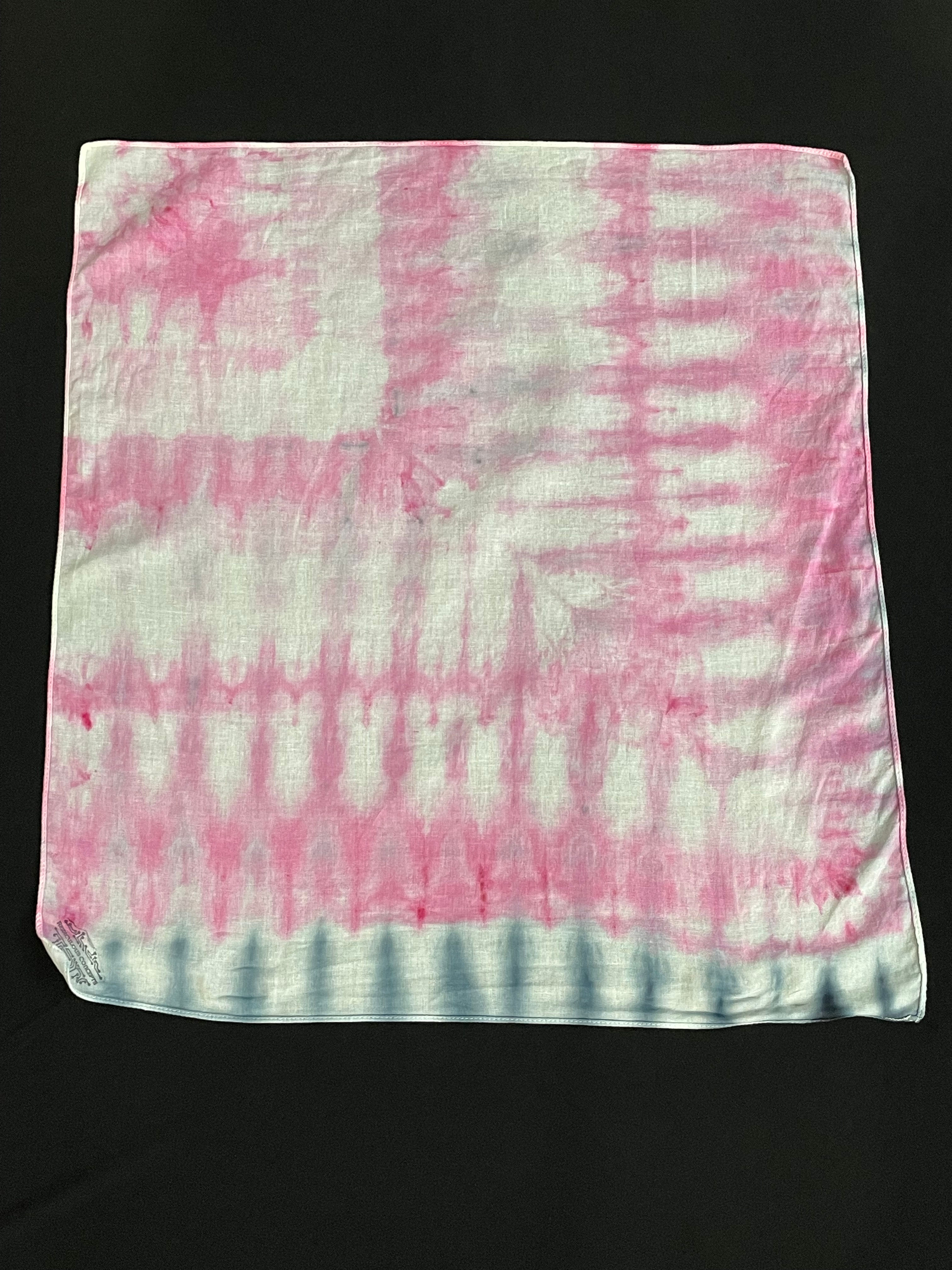 Pink and white square layers
