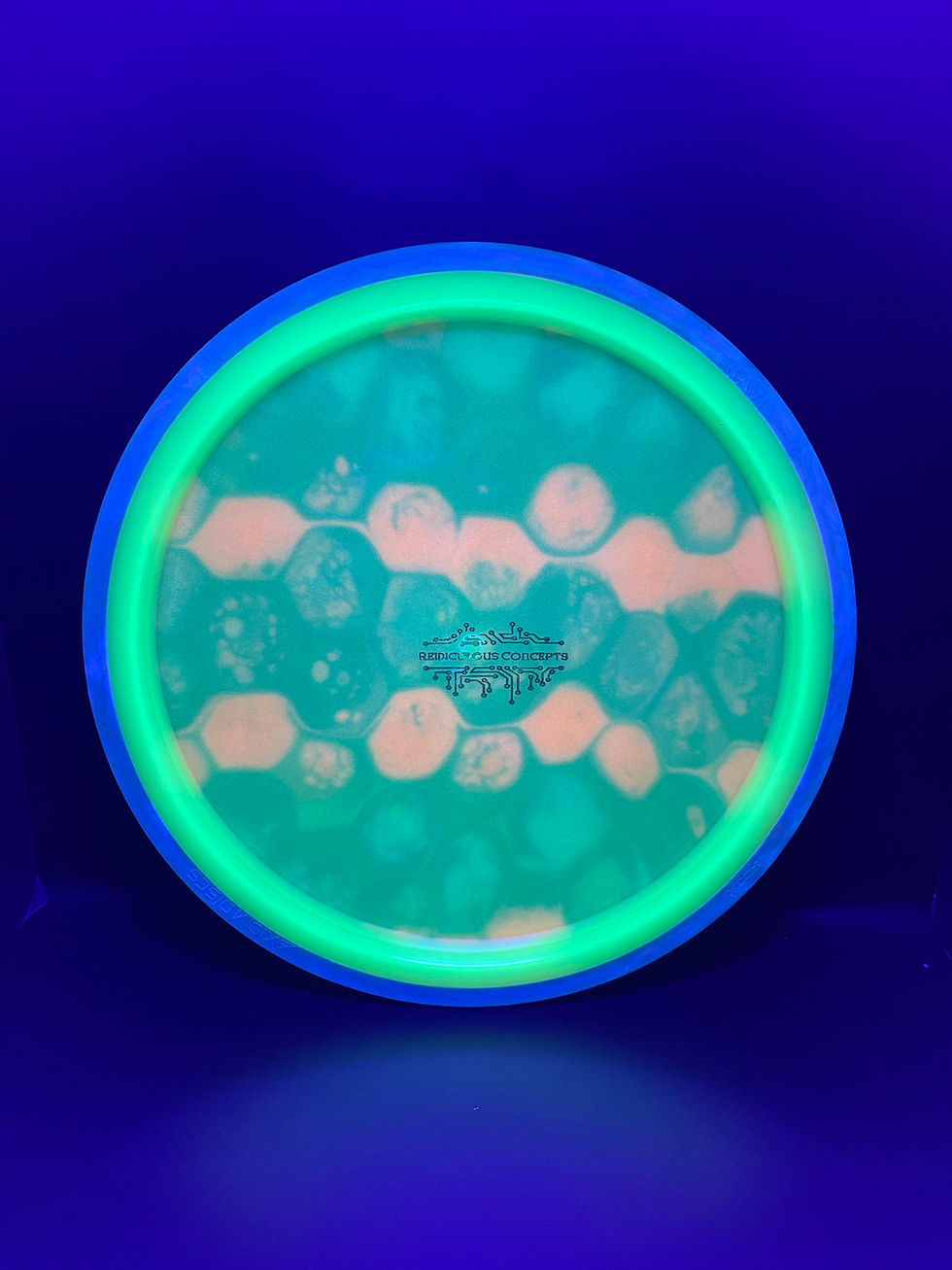 Thumbnail: Backside Blue, Pink and Purple Cells Glow Crave under blacklight
