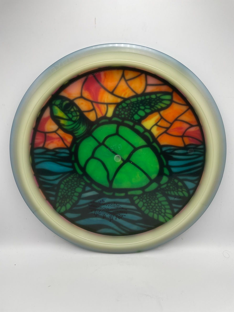 Thumbnail: Backside Stained Glass Sea Turtle Crave