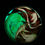Thumbnail: Frontside Orange, Yellow and Red Swirl Heat glowing after blacklight charge