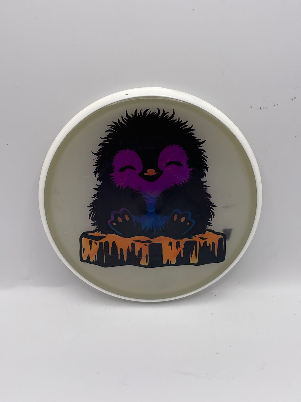 Frontside Mini Purple Penguin on Stump Mini