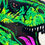 Thumbnail: Close-UpFrontside Green Cells Tyrannosaurus Rex Firebird