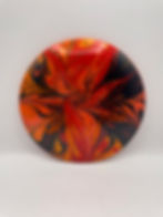 Frontside Red, Black and Orange Flower Burst Undertaker Mini
