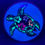Thumbnail: Frontside Green Tropical Flower Turtle Crave under blacklight