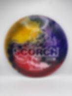 Frontside Yellow, Purple and Red Warp Scorch