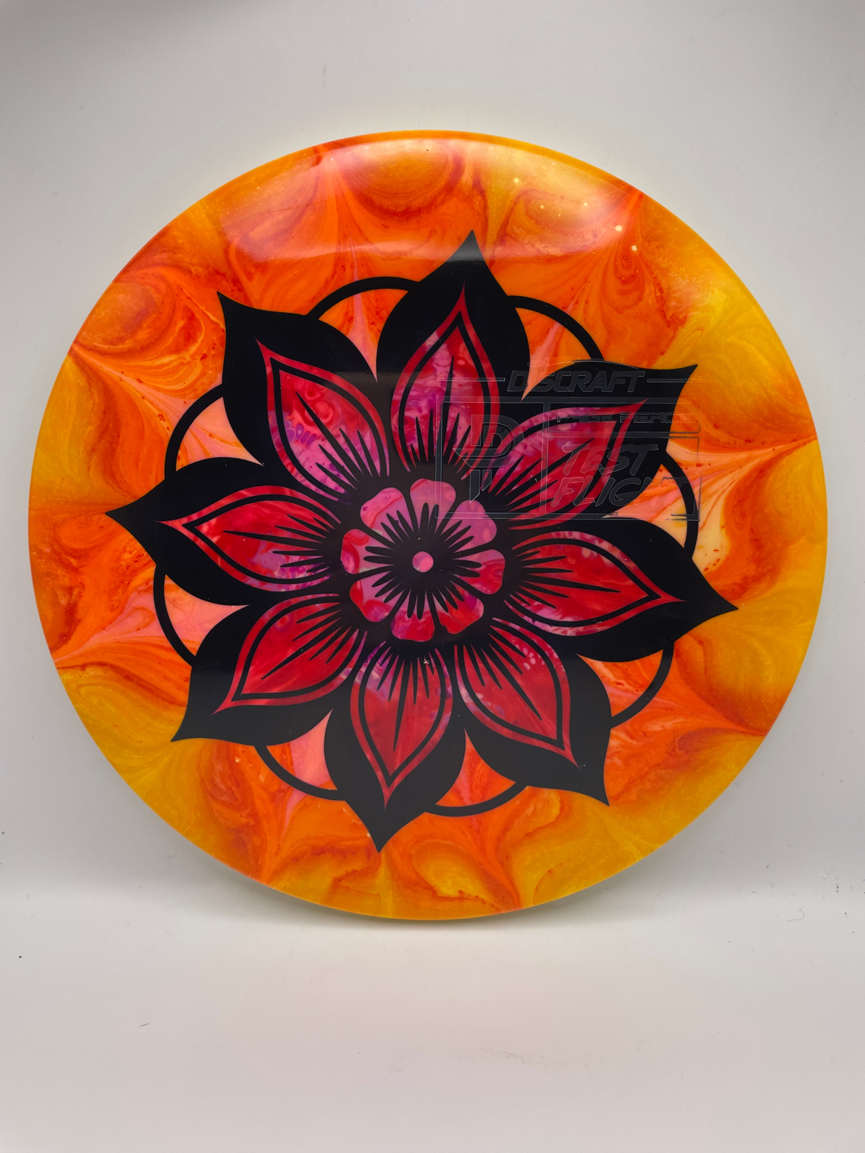 Frontside Magenta and Orange Flower Joy