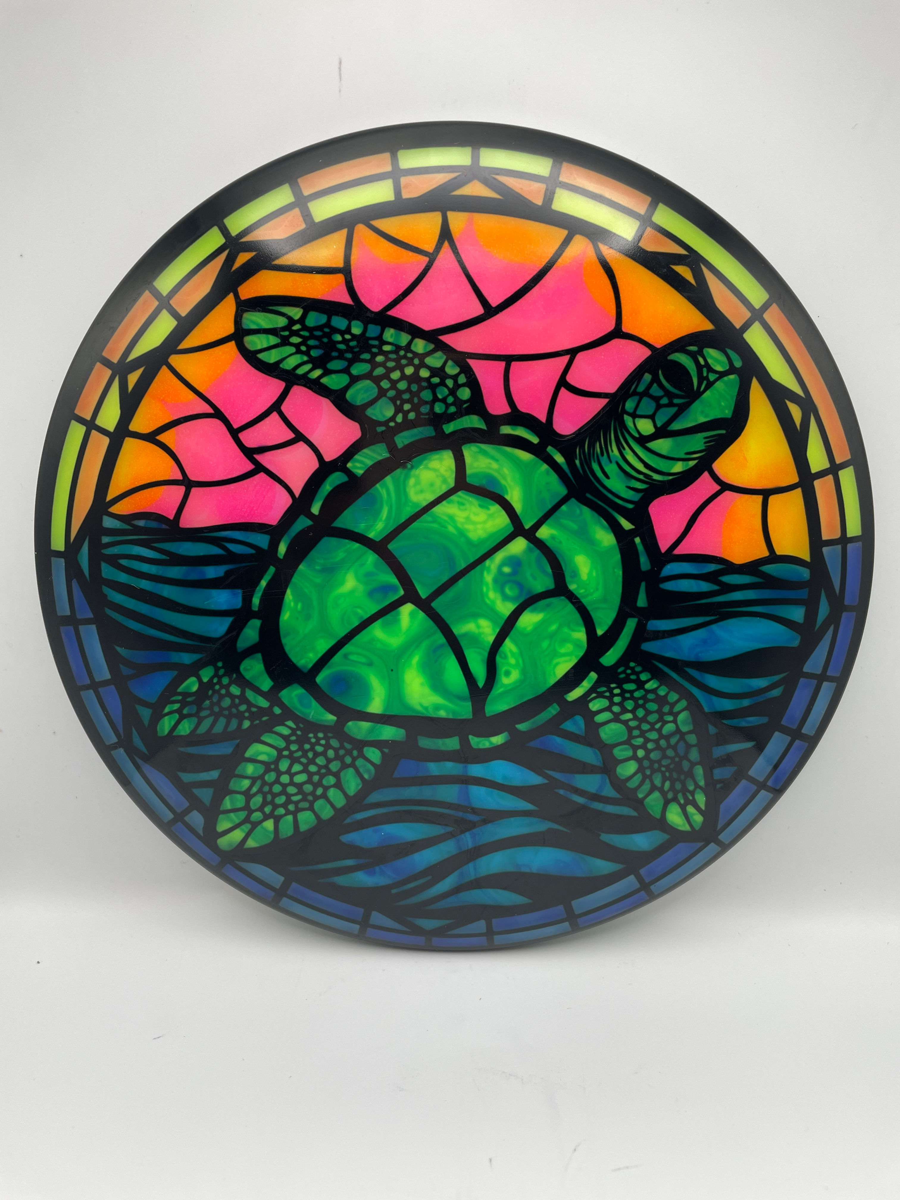 Frontside Stained Glass Sea Turtle Fuse