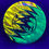 Thumbnail: Frontside Green, Black and Yellow Waves Mako3 under blacklight