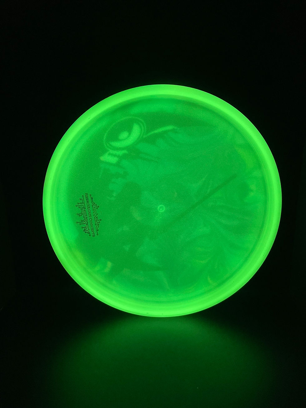 Thumbnail: Backside Galaxy Death Star Range glowng after blacklight charge