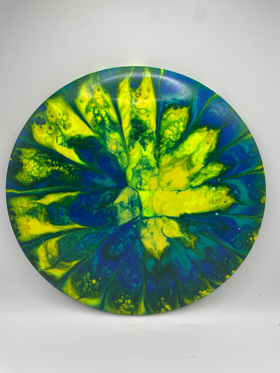 Frontside Green and Yellow Spiral Roadrunner