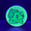 Thumbnail: Frontside Happy Green Bulbasaur Mini under blacklight