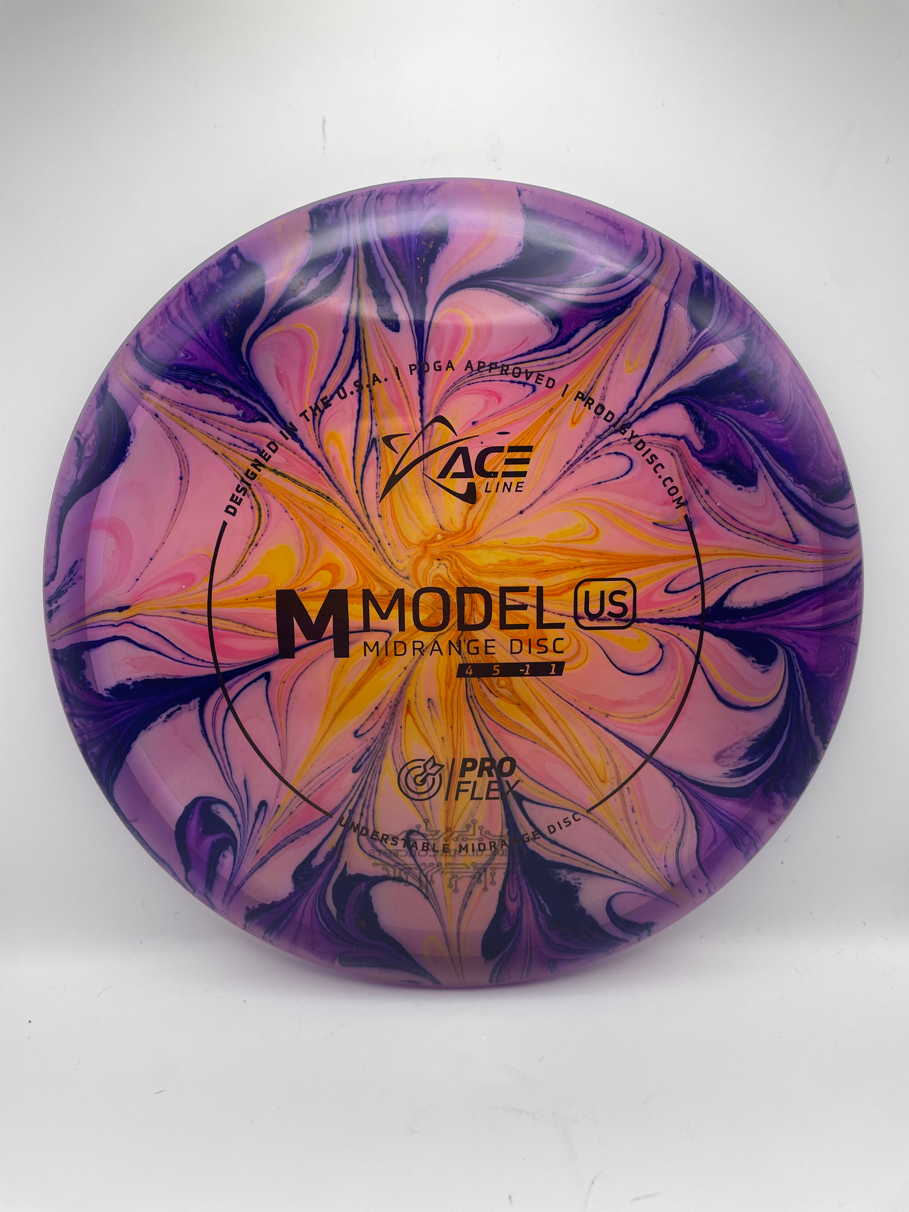 Frontside Purple, Pink and Yellow Flower Burst M Model US