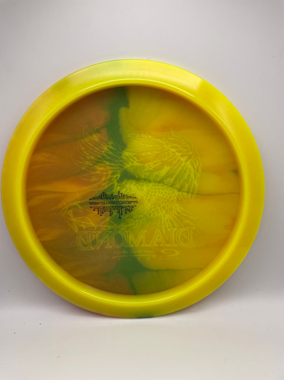 Thumbnail: Backside Yellow, Black and Red Warped Diamond