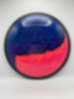 Frontside Dark Blue and Pink Yin Yang Trail