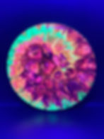 Frontside Neon Fireball Proxy under blacklight