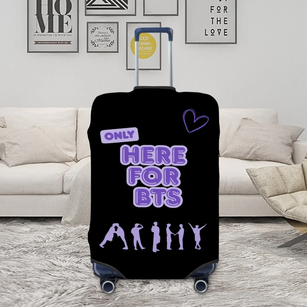 Here for BTS luggage cover