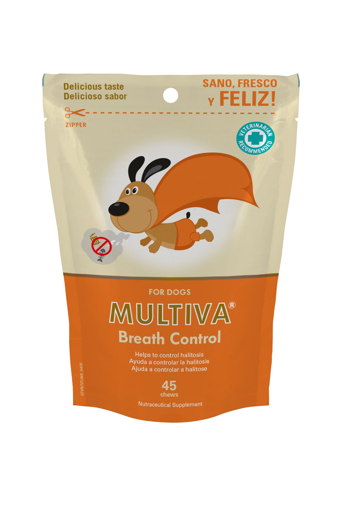Multiva Breath Control 45 Chews - Expiry Date: 12/2024