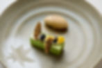 抹茶のムースと生姜のアイス