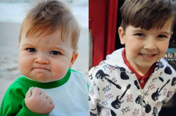 ¿Recuerdas al niño del meme que se volvió viral? Así luce 10 años después