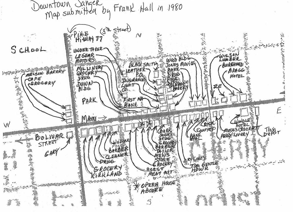 Memories of Early Sanger: Frank Hall’s Recollections