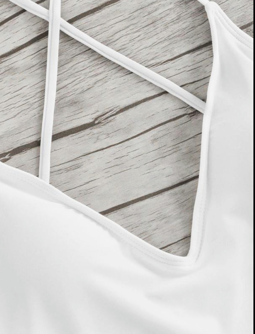 Thumbnail: White Lightning One Piece Swimsuit