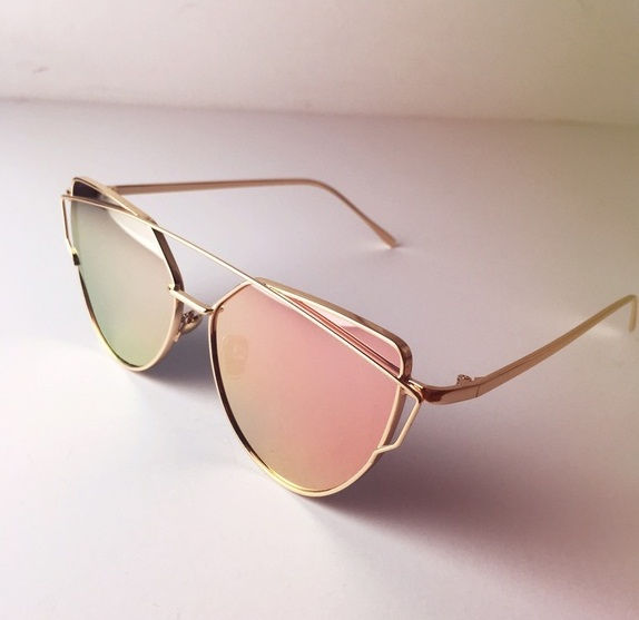 Thumbnail: Harlow Rose Gold Sunnies