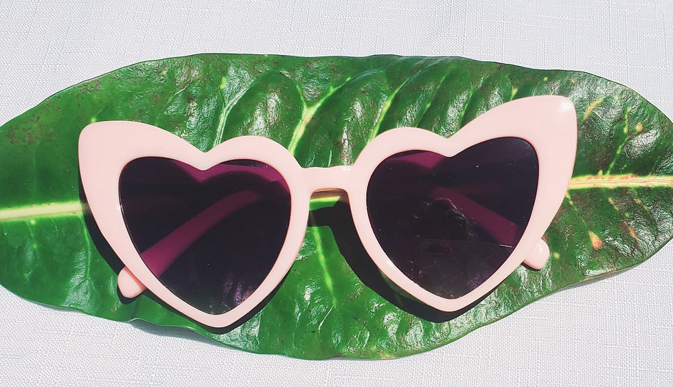Thumbnail: Love, Jayne Retro Heart Shaped Sunnies